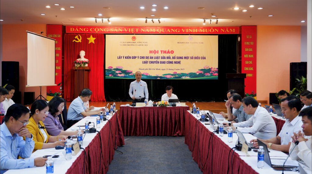 Hội thảo lấy ý kiến về dự án Luật sửa đổi, bổ sung một số điều của Luật Chuyển giao công nghệ